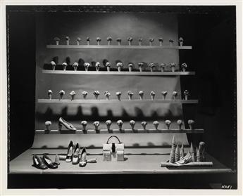 (WINDOW DISPLAYS) Group of 235 photographs of window displays by the distinguished design and window display artist Ray Hardy Wills, in